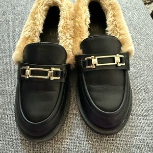 GAP Kids Shoes - Black with Gold Buckle